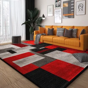 Geometry Abstract Carpets Rug Washable