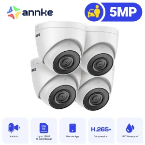 ANNKE C500 Ultra HD 5MP POE Camera IP67 Weatherproof Security Network