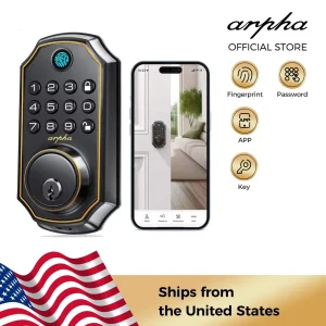 D280 Keyless Entry Door Lock 5-in-1 Smart Fingerprint Deadbolt