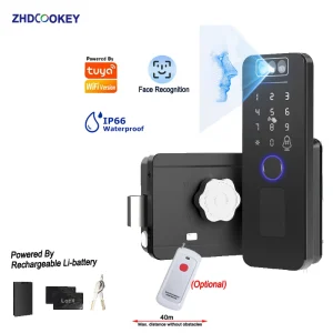 3D Face Recognition Smart Lock Fingerprint IC Card Password